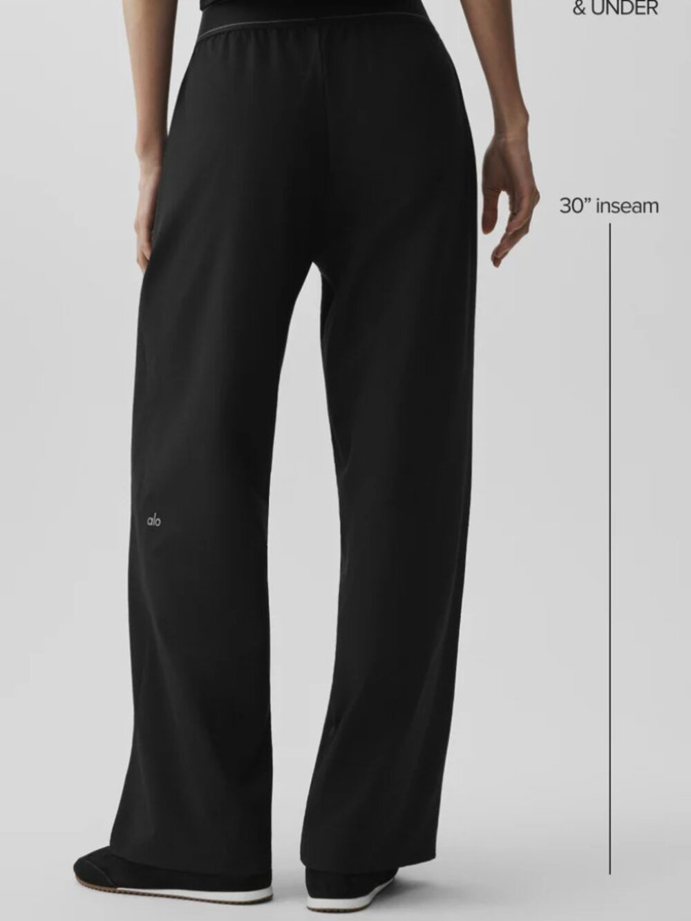 NWT Women's ALO Yoga Suit Up Trouser Black🖤👖(Regular 30“inseam) - Picture 8 of 8